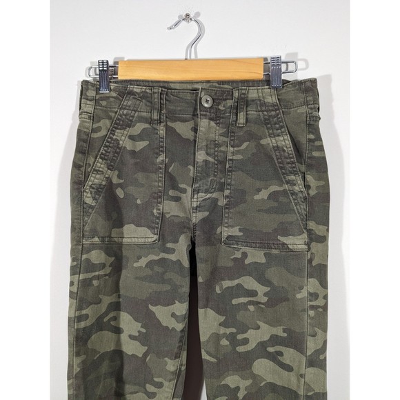 American Eagle Camo Hi-Rise Jegging Crop Next Level Stretch Women's Size 8 - Picture 3 of 7